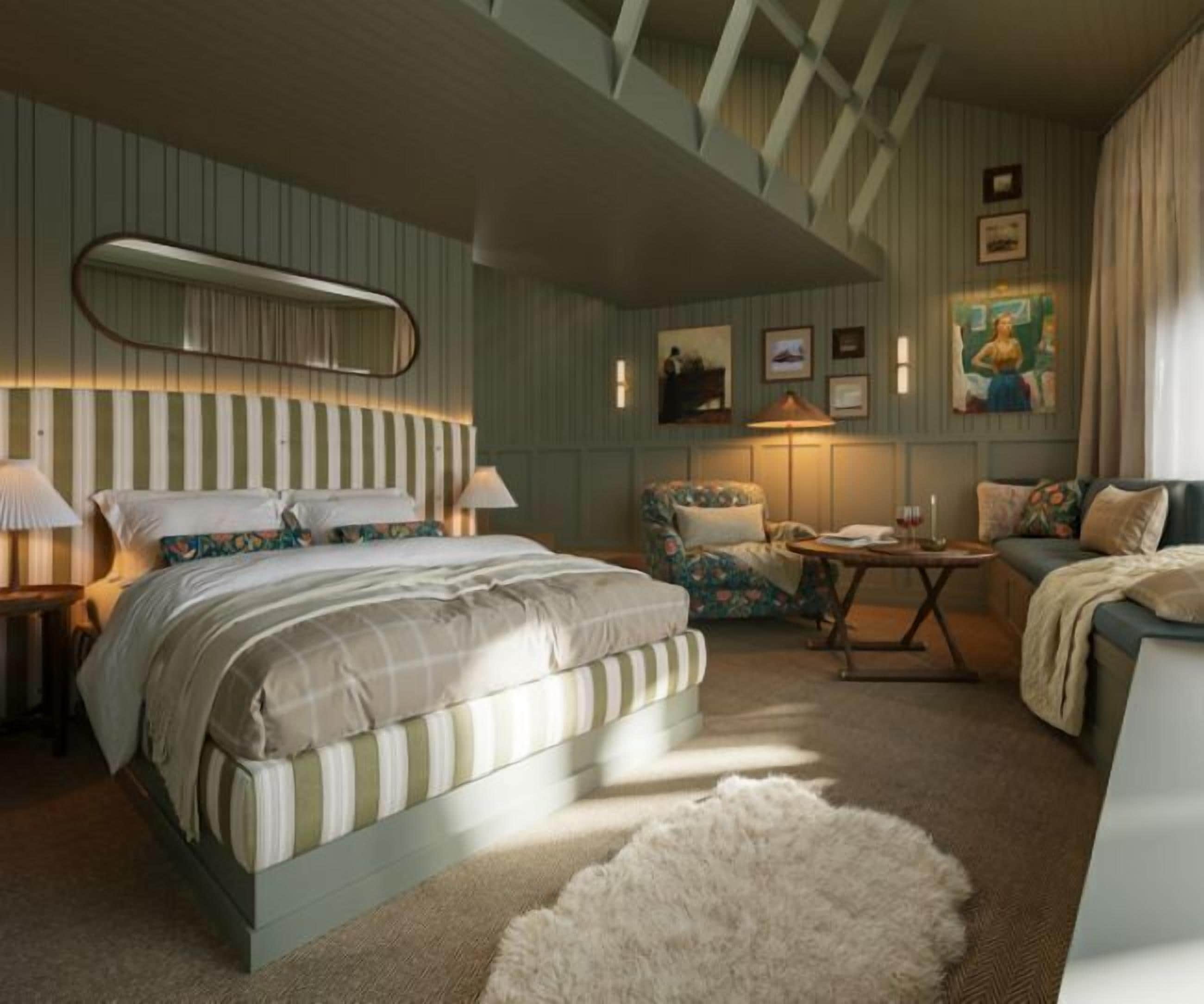 Tweepersoonskamer | Een minibar, een kluis op de kamer, verduisterende gordijnen