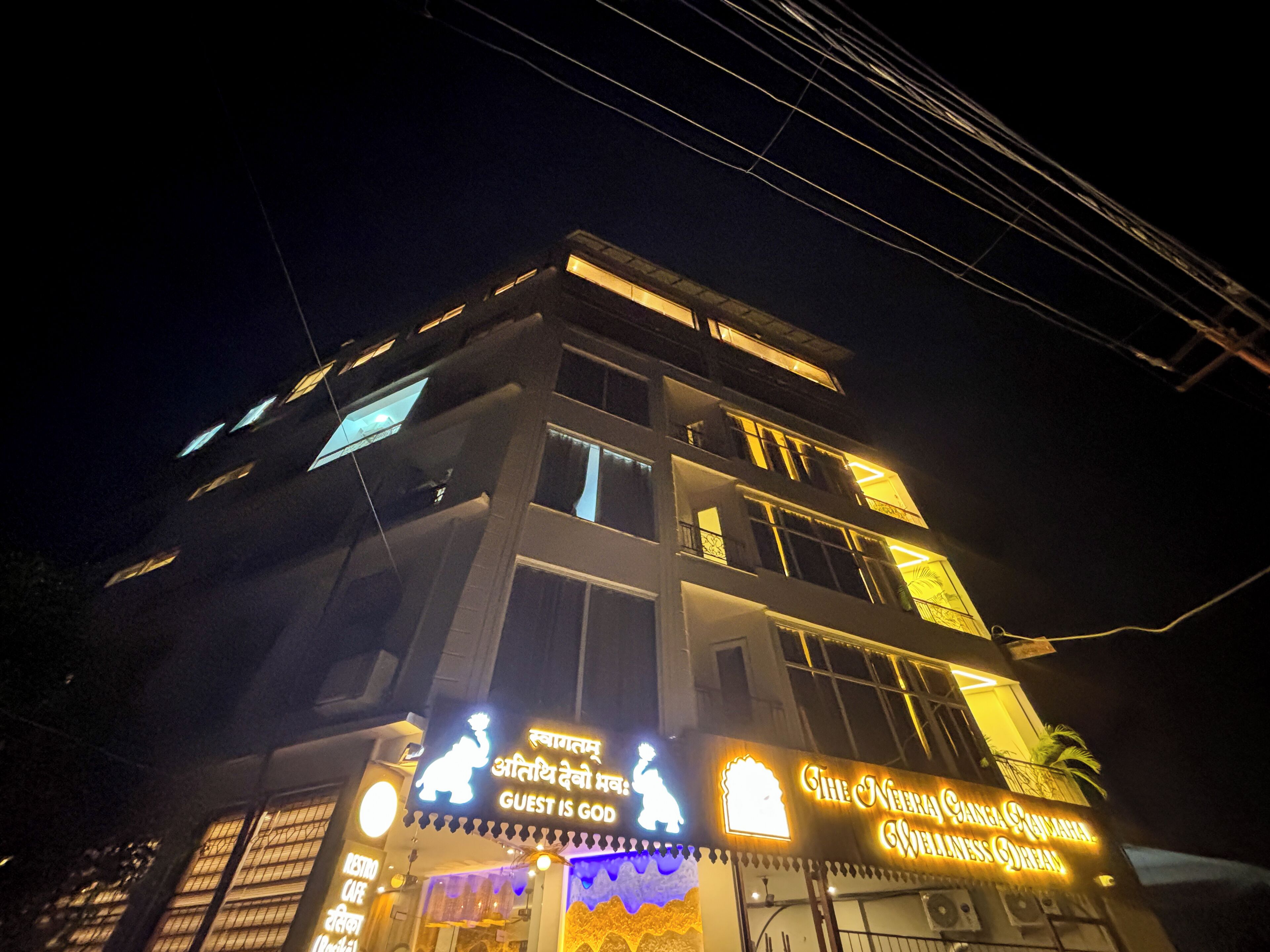 Façade de l’hébergement