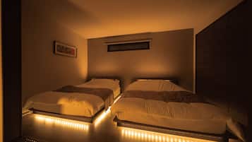 Individually decorated, individually furnished, blackout curtains