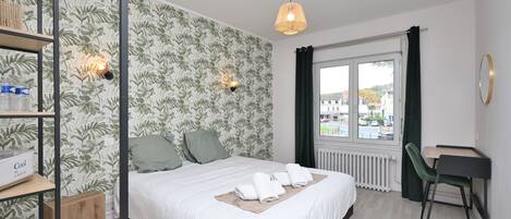 1 makuuhuone, silitysrauta/-lauta, Wi-Fi, vuodevaatteet