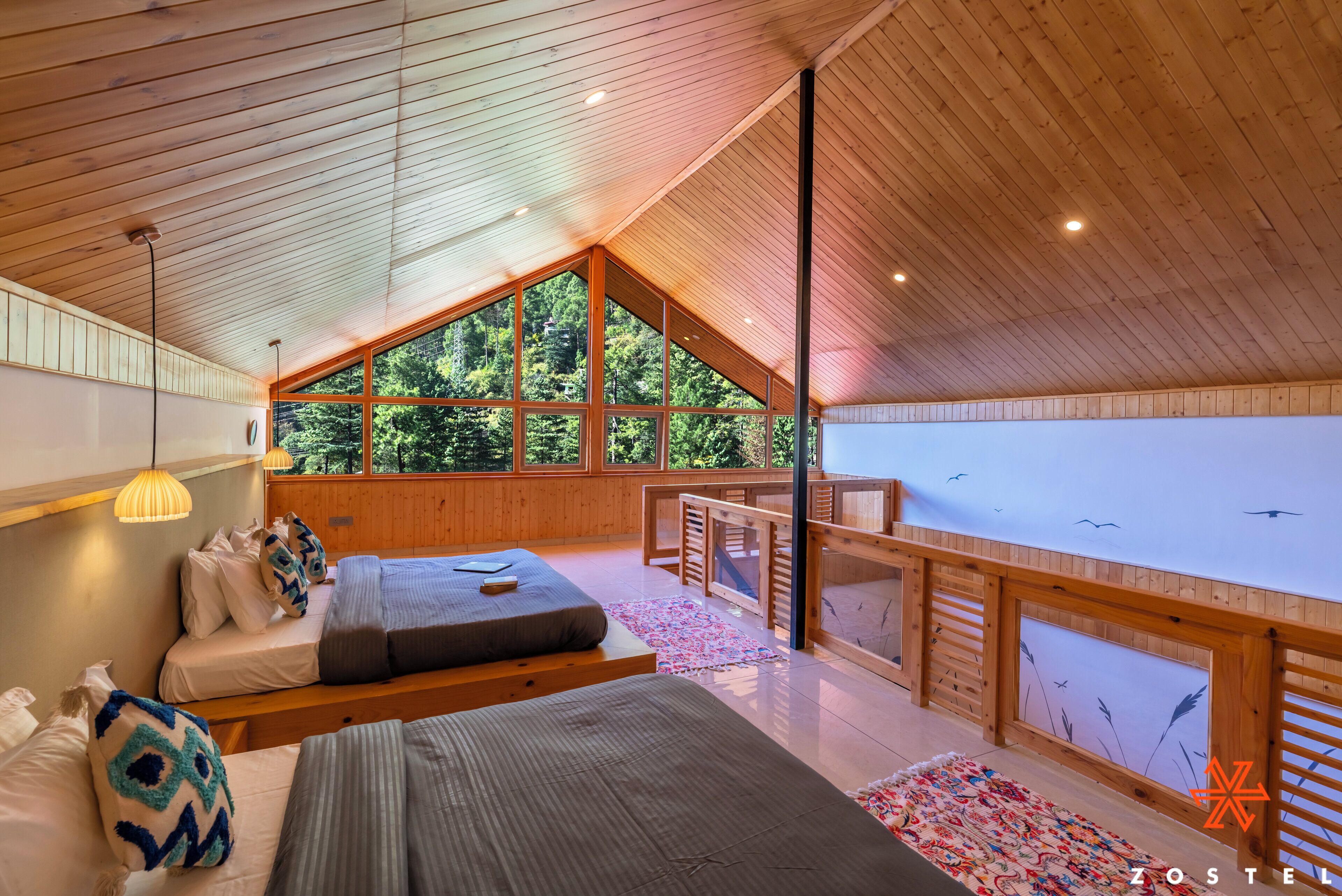 Superior Quadruple Room (with attic and valley view) | Free WiFi