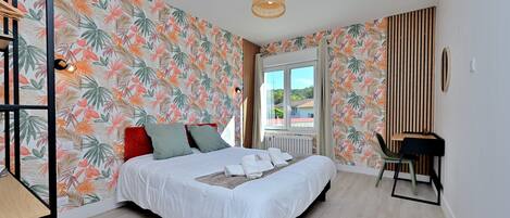 1 chambre, Wi-Fi, draps fournis