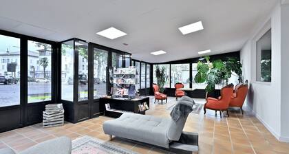 Chambre 'Chambre 7' avec terrasse partagée, Wi-Fi et climatisation