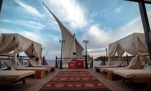 Sun deck - Sonesta Dahabeya Amirat I - Nile Cruise Ship - 7 nights from Luxor every Saturday  (Luxor)