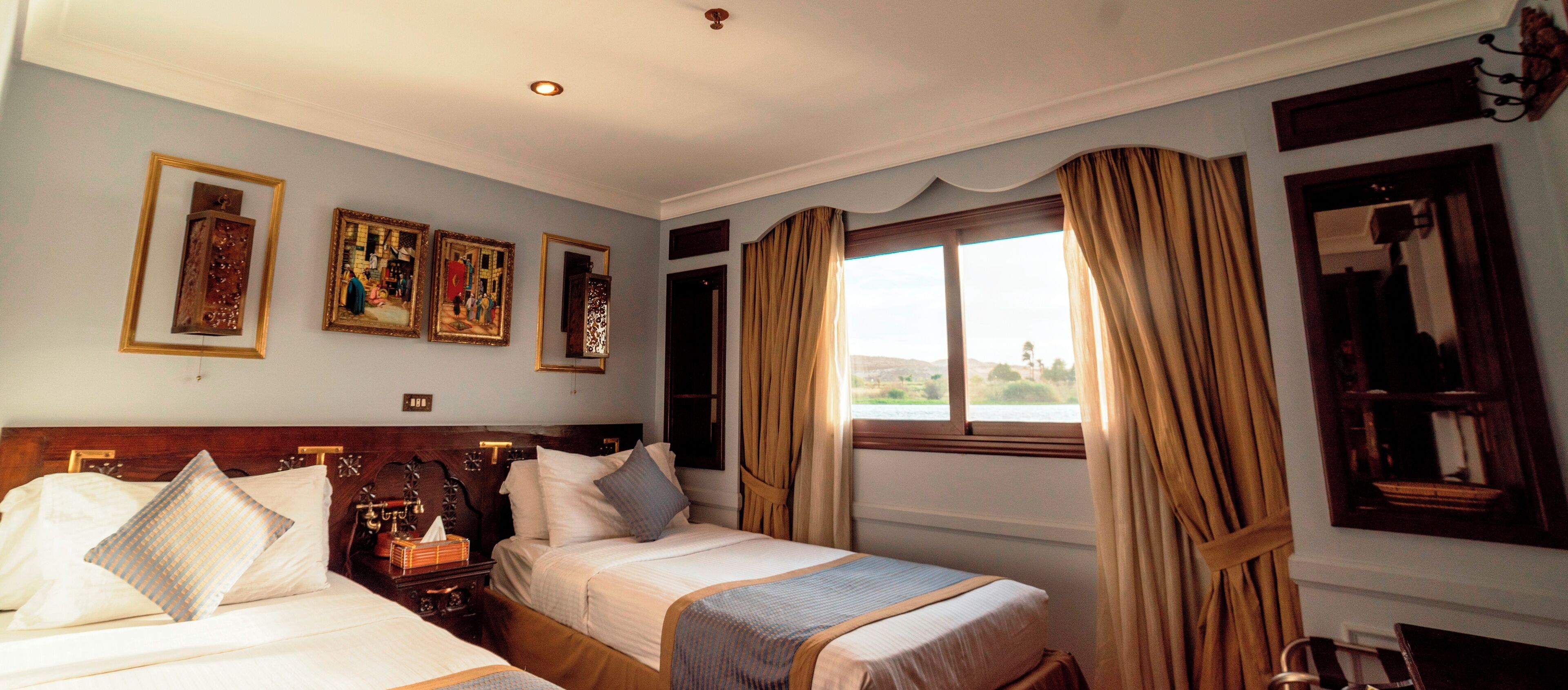 Desk, iron/ironing board