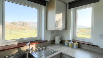 Microwave, dishwasher, highchair
