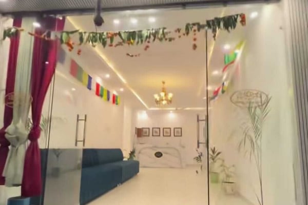 Interior entrance
