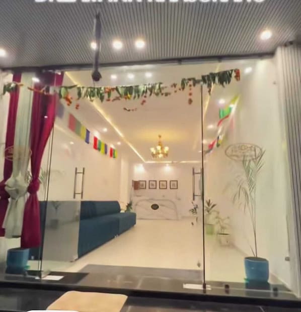 Interior entrance