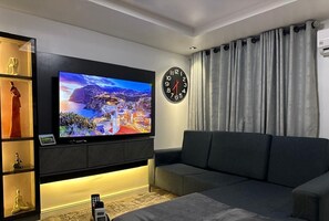Departamento, 1 habitación, con acceso para personas discapacitadas, para fumadores | Área de sala de estar