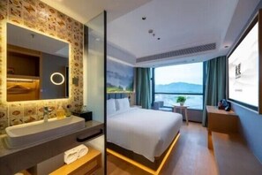 Luxury Single Room, City View - Qiuguo Hotel Shenzhen  Huanggang Port (Shenzhen)