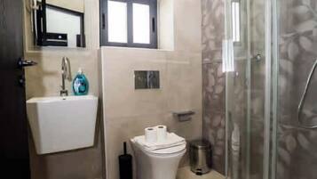 Shower, hair dryer