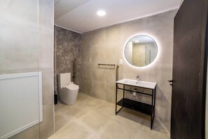 Shower, hair dryer