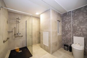 Shower, hair dryer
