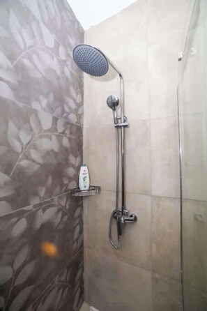 Shower, hair dryer