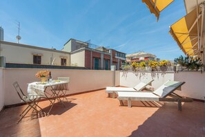 Apartment, Balcony, City View | Terrace/patio - Molo Angioino Suites (Naples)