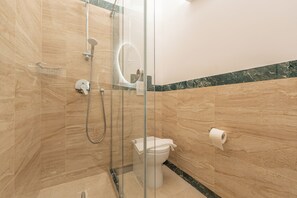 Apartment, Balcony, City View | Bathroom | Bathrobes - Molo Angioino Suites (Naples)
