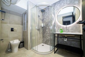 Shower, hair dryer