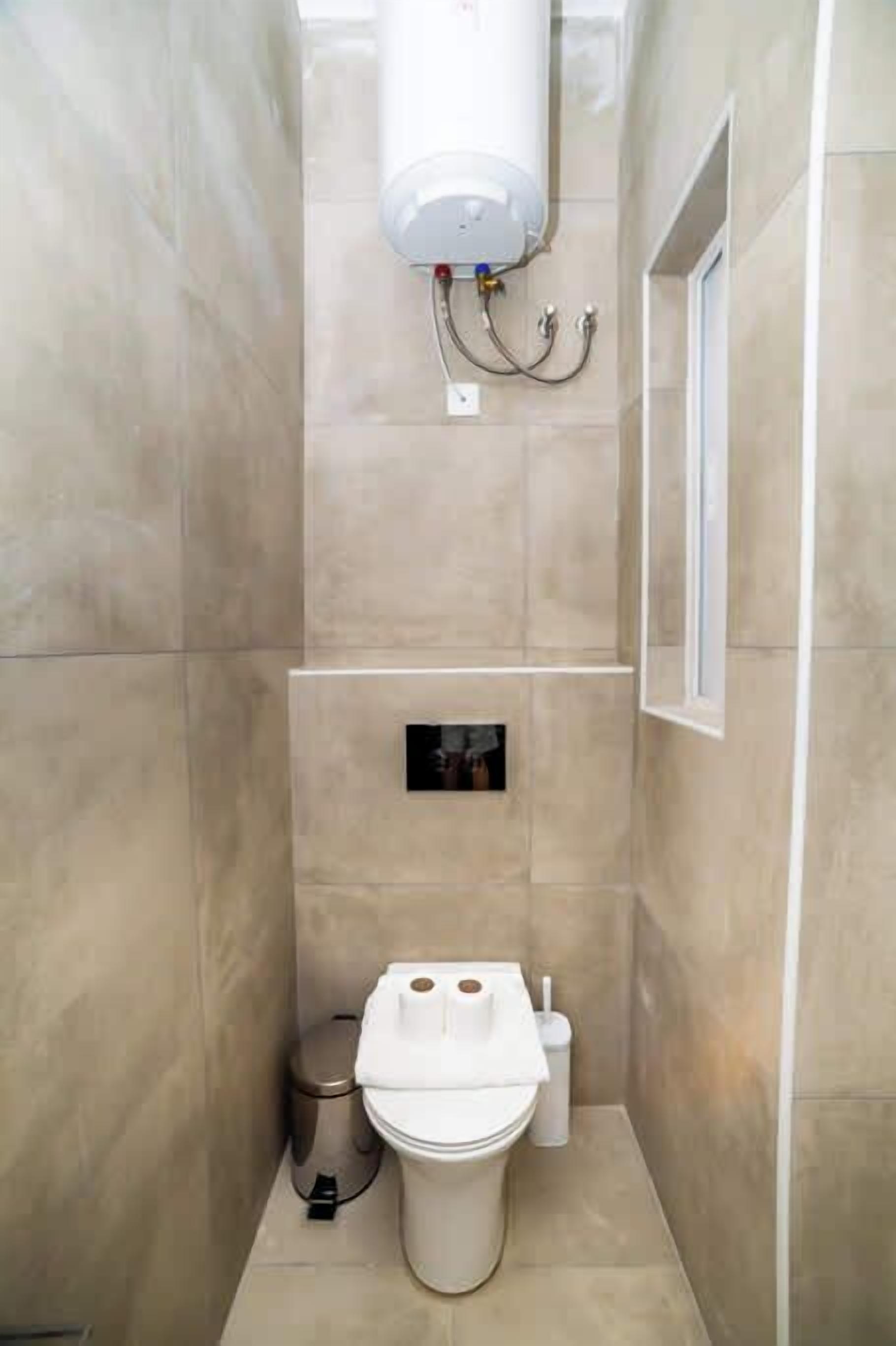 Shower, hair dryer