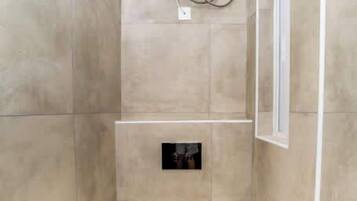 Shower, hair dryer