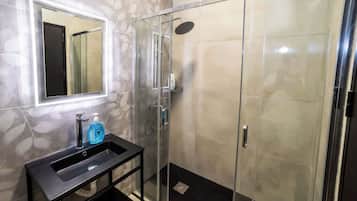 Shower, hair dryer