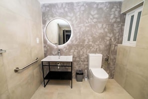 Een douche, een haardroger