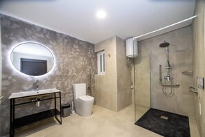 Shower, hair dryer