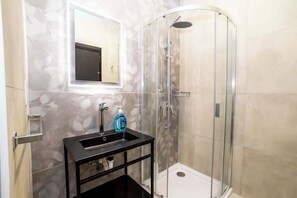 Shower, hair dryer