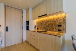 Apartment, Balcony | Private kitchen - Prime Location 1BR Near Beach Club C240 (Laguna)
