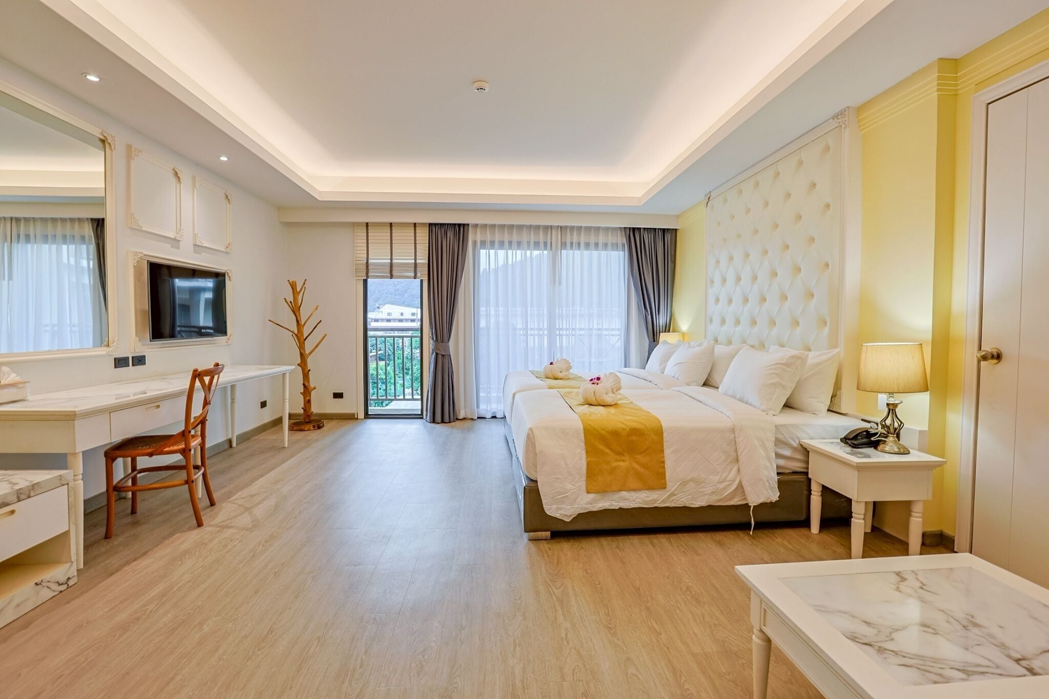 Deluxe-værelse til 3 personer - balkon | Gratis Wi-Fi