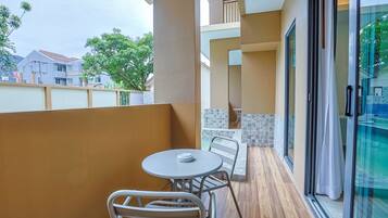 Deluxe Double or Twin Room, Balcony, Pool View | Free WiFi