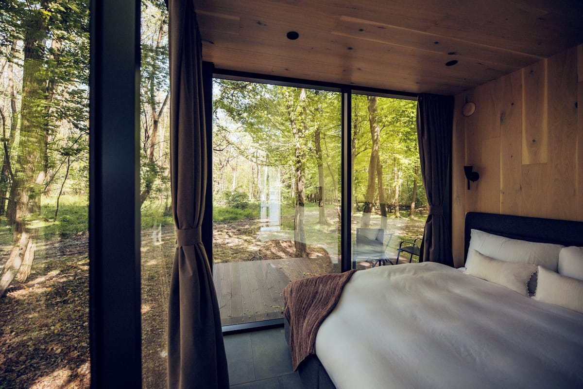 Cabane Confort, vue jardin