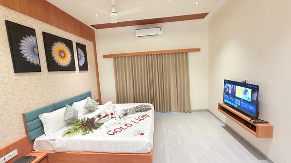 ห้องแฟมิลี่ดับเบิล, ระเบียง | โต๊ะทำงาน, พื้นที่ทำงานแบบใช้แล็ปท็อป, Wi-Fi ฟรี