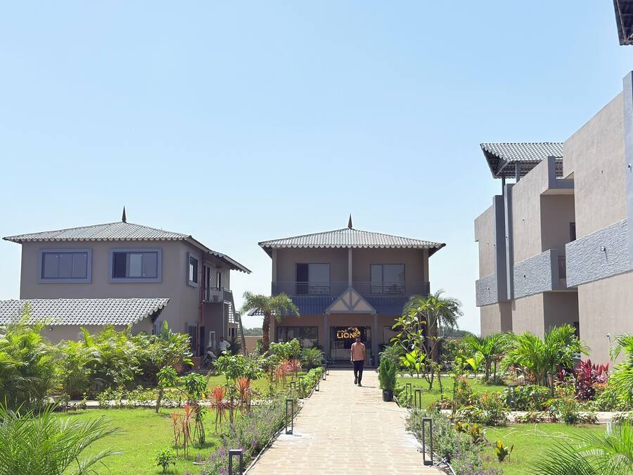 Fachada da propriedade