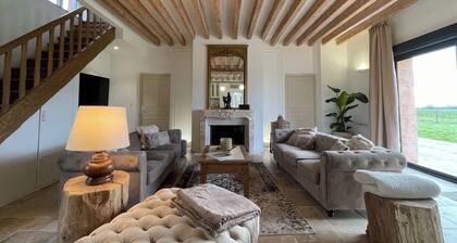 Grand gĂźte 15 personnes au calme â Nature, proche Paris & Perche