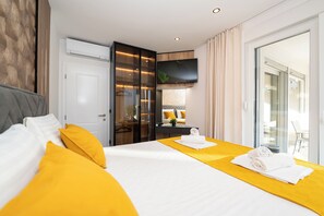 2 Schlafzimmer, Zimmersafe, Bügeleisen/Bügelbrett, kostenloses WLAN