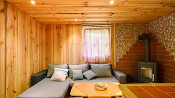 Fernseher, Kamin, Tischtennisplatte