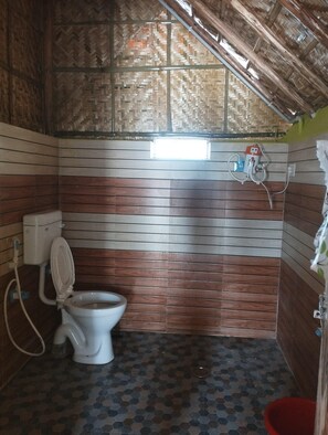 Basic Shared Dormitory | Bathroom - Hampi Blue Moon Resort (Koppal)