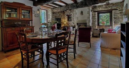 Typical Breton farmhouse in the countryside with modern comforts