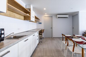 Apartment, Balcony | Private kitchenette
