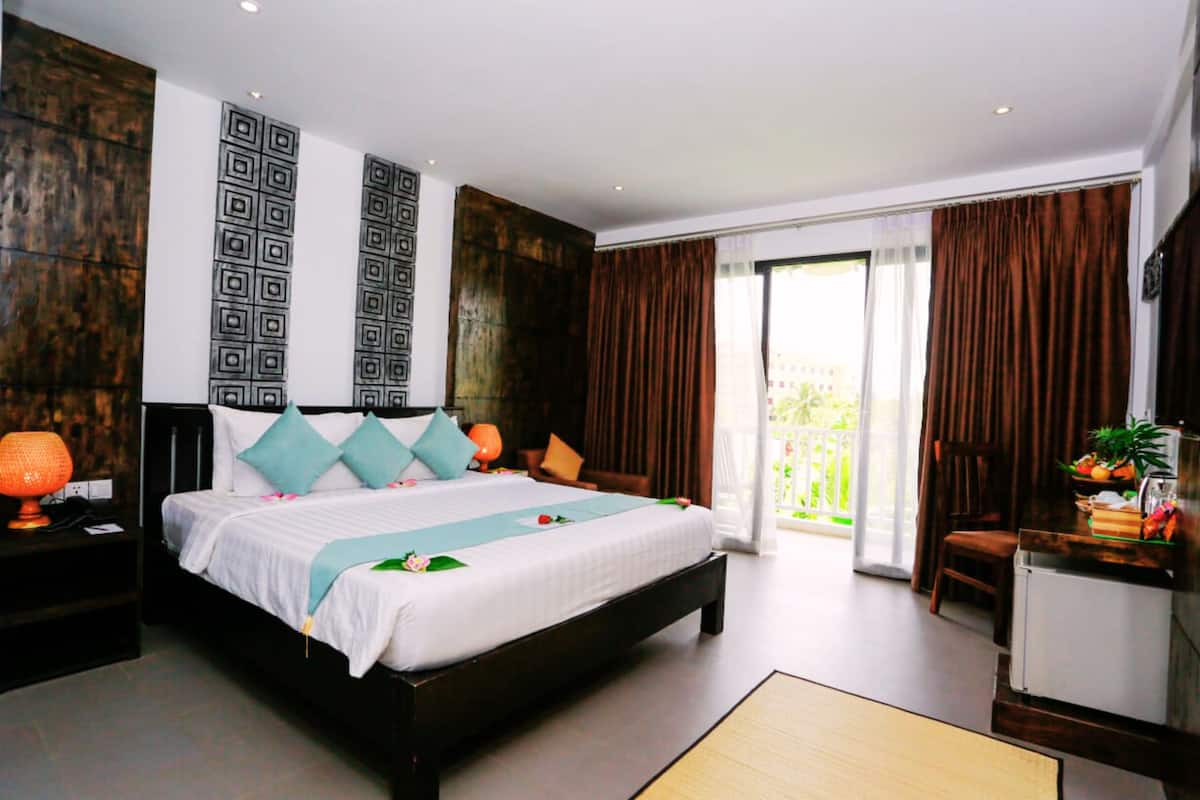 Habitación estándar | Sábanas de algodón egipcio, ropa de cama de alta calidad y minibar