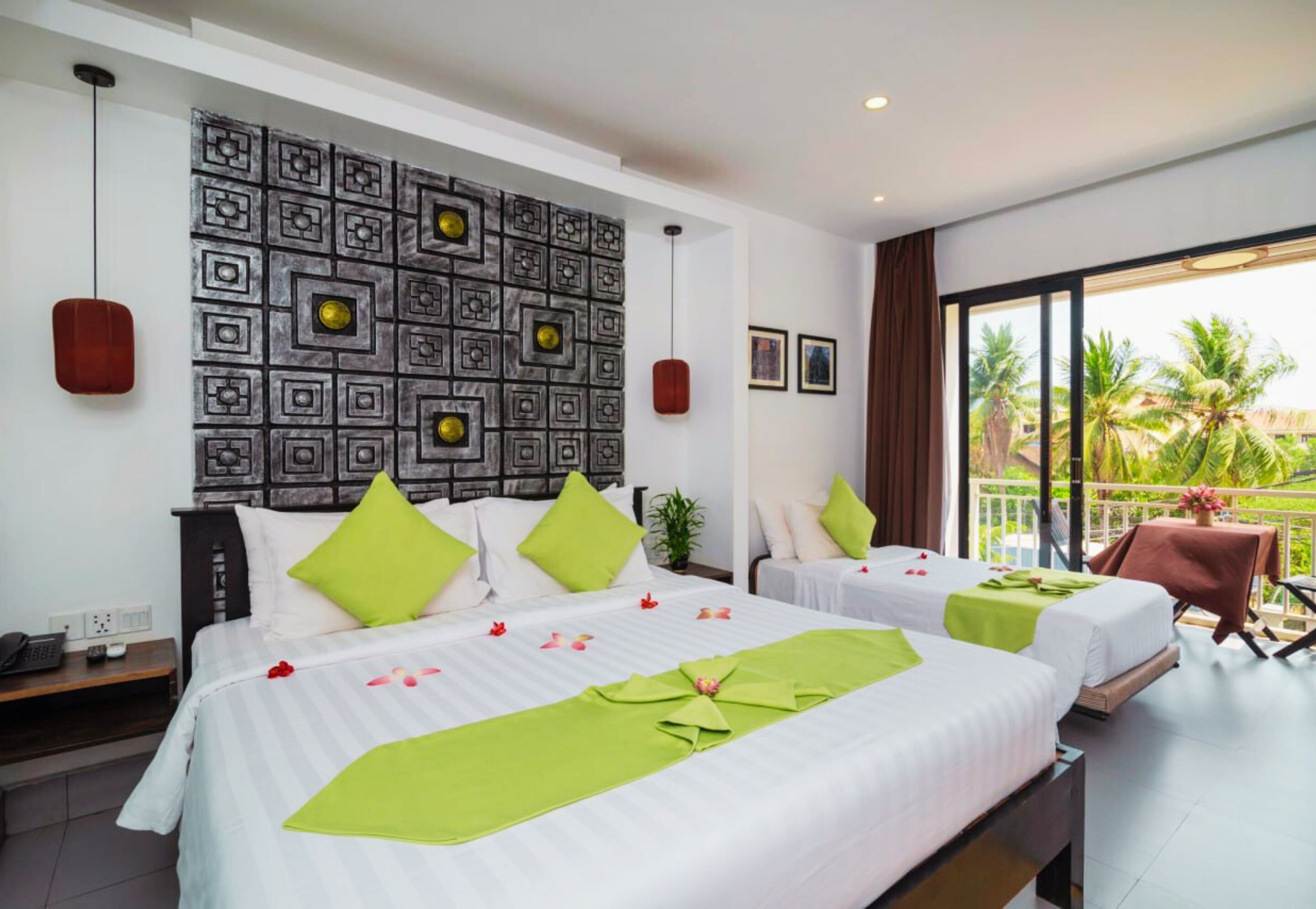Family Room, Balcony, Pool View