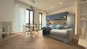 Appartement | 1 slaapkamer, een bureau, internet