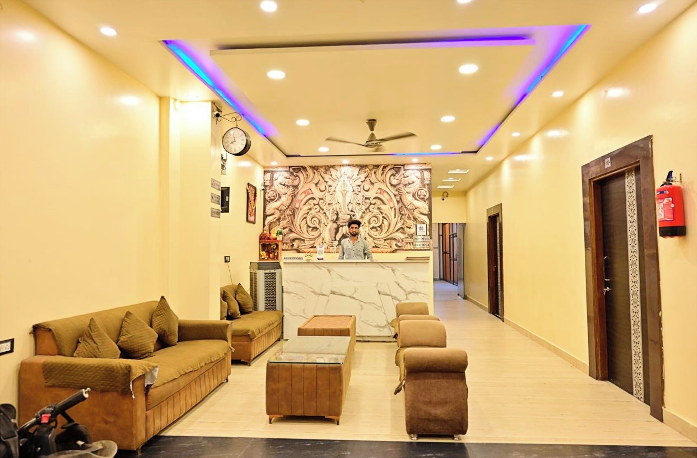 Sala de estar en el lobby