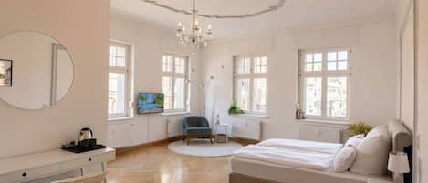 1 chambre, fer et planche Ă repasser, Wi-Fi, literie fournie