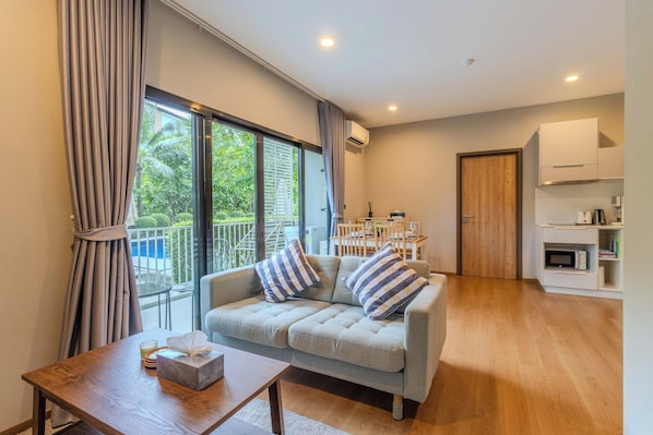 Apartment | Living area - 2Br Pool Access Near Rawai Beach C241 (Rawai)