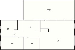 Floor plan - 4 Star Holiday Home in Ry (Ry)