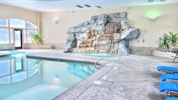 Indoor pool, a heated pool