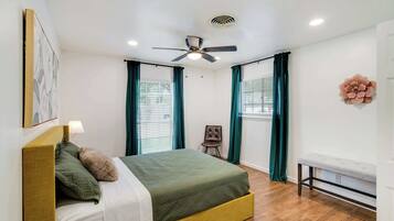 4 chambres, fer et planche Ă repasser, Wi-Fi, draps fournis