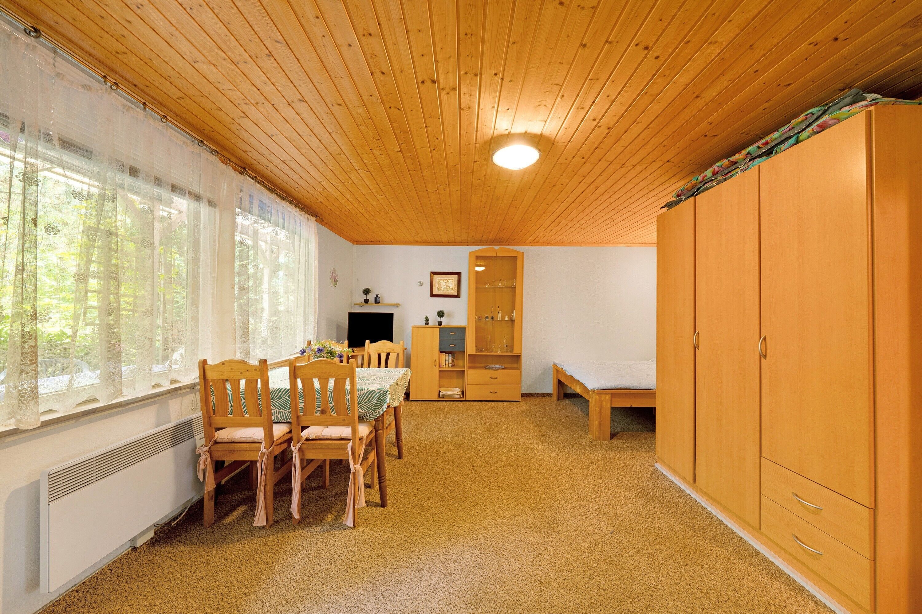 1 makuuhuone, vuodevaatteet