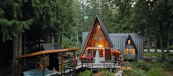 Fern Haus and Cottage- unique mtn view cabin!